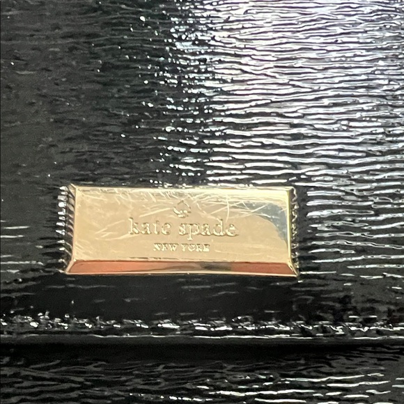 Kate Spade Elegant Shiny Black Crossbody Bag - Picture 3 of 9